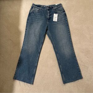 Zara Blue Straight Leg Jeans